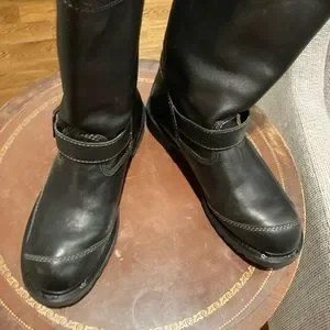 Vintage Harley Davidson engineer boots 13D Vintage HARLEY DAVIDSON Mens 10 Leather Motorcycle Engineer  main image 2